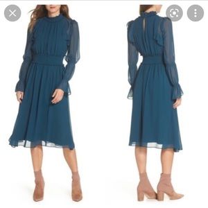 Chelsea 28 midi ruffle dress